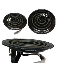 Reverbero Resistencia Tubular Nacional Esmaltado Plato Mediano