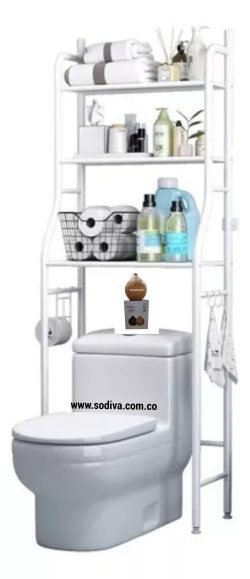 Organizador De Baño Estantería Mueble Ahorrador De Espacio 3