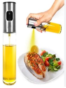 Aceitera Pulverizador En Vidrio Universal Spray De Cocina 100ml