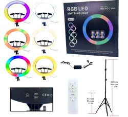 Aro de luz RGB LED 45 cm MJ-45