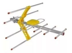 Antena Aerea Aluminio 42Cms LQ-5E Cable 8M