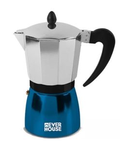 Cafetera Everhouse Milan 9 Tazas Azul