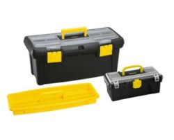 Combo 2 Cajas Herramientas 22 y 12" Color Negro