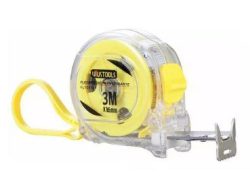 Flexometro transparente x3 metros - 16 mm Uyustools