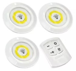 Juego Bombillas Luces Inalámbricas *3 Control Mando.