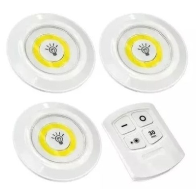 Juego Bombillas Luces Inalámbricas *3 Control Mando.