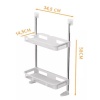 Organizador Estante Para Baño Repisa Inodoro Multifuncional - Imagen 3