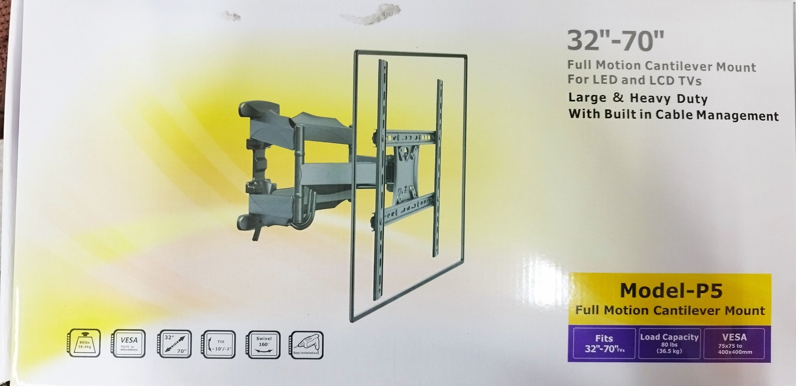 Soporte Tv. Doble Brazo 32-70" P5