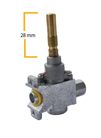 Válvula Para Estufa Challenger Original Cuadrada En Aluminio - Imagen 2