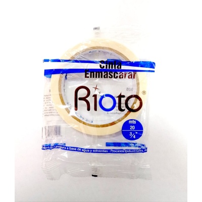 Cinta De Enmascarar Rioto 3/4" 20m.