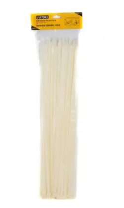 Amarre Plástico Blanco 7.5x500mm X 100 Und Uyustools Amr007