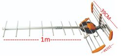 Antena Alumino Aerea E11 100Cms. Cable 9.80 Metros