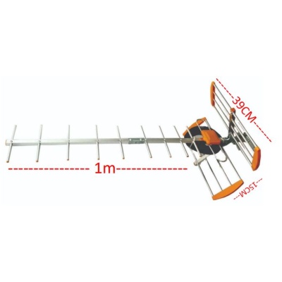 Antena Alumino Aerea E11 100Cms. Cable 9.80 Metros