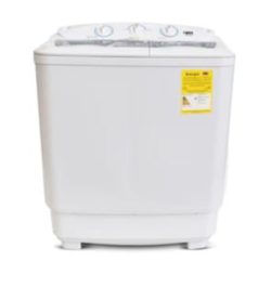 Lavadora Semiautomática Doble Tina 6 Kilos- 13 Libras Lynx Blanco