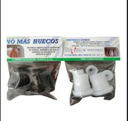 Acople Cortina Nacional Plastico *2 Color Blanco Original