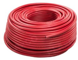 Rollo Manguera Compresor Nacional 100M 1/4 Roja