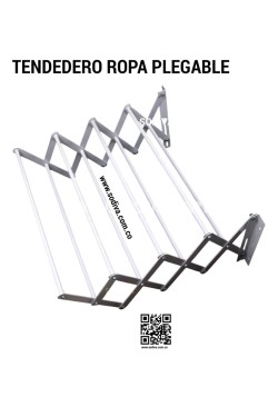 Tendedero Pared Plegable Nacional Ancho 100 Cms.