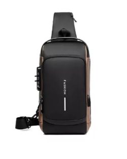 Bolso Manos Libres Mini Morral Hombre Tipo Pechera Antirrobo