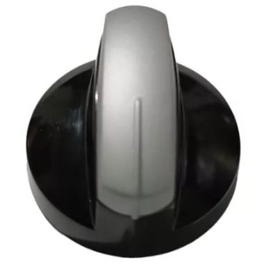 Juego Botones *4  Estufa Abba R-44 Cuadrante Abajo Master Bicolor Plata