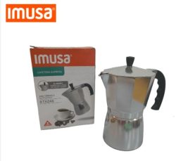 Cafetera Italiana 9 Tazas IMUSA Espresso Plateada