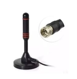 Antena Tv Iman Importada 3M Metal Base Ancha En Caja