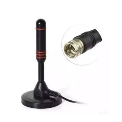 Antena Tv  Iman Importada 3M Metal Base Ancha En Caja
