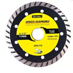 Disco Diamantado Turbo Corte y Pulido Profesional 4-1/2 Pulgadas Uyustools