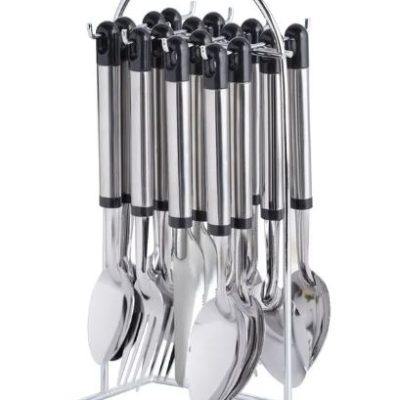 Juego de Cubiertos  Soporte Esencial de 24 Piezas