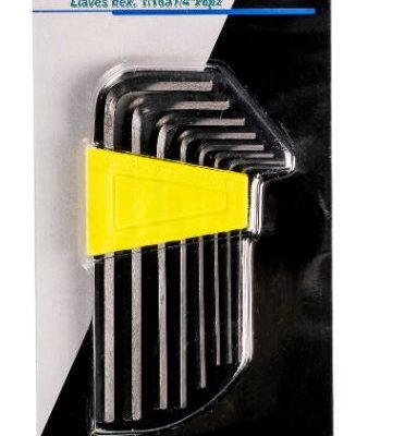 Juego Llaves Hexagonales Ranger 1/16" a 1/4" *8 Pz  Clip Amarillo 2004093