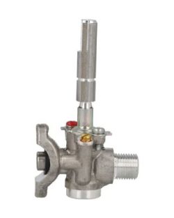 Válvula Para Estufa  Brida Larga Aluminio Haceb Para Cubierta Inoxidable