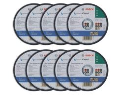 Combo 10 Discos Corte Bosch Amoladora 115 Mm 4 1/2"