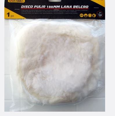 Disco Pulir Uyustools 7" Lana Con Cuerda Dp180L