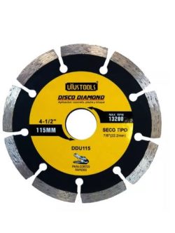 Disco Diamantado Segmentado Uyustools 4 1/2" Seco Ddu115