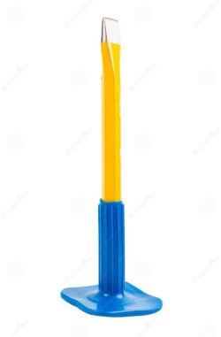 Puntera Cincel Micasa Plano 3/4 *11" Rb25 Mango Azul