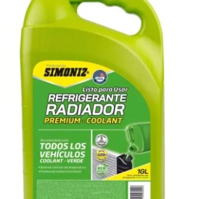 Refrigerante Radiador Simoniz Verde Galon