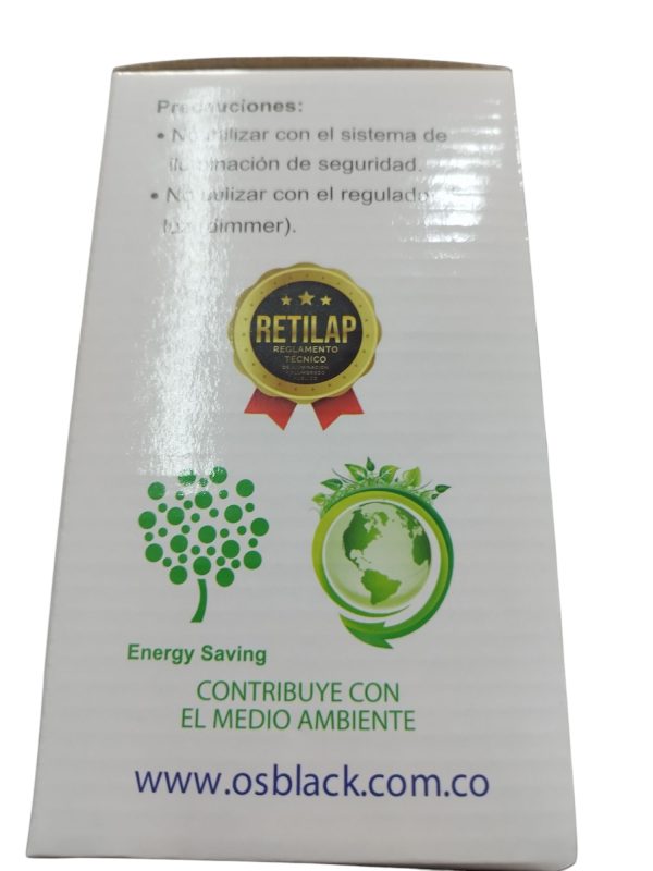 Bombillo Recargable 15W Osblack - Imagen 4