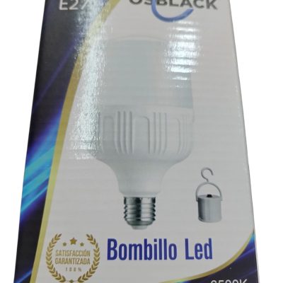 Bombillo Recargable 15W Osblack