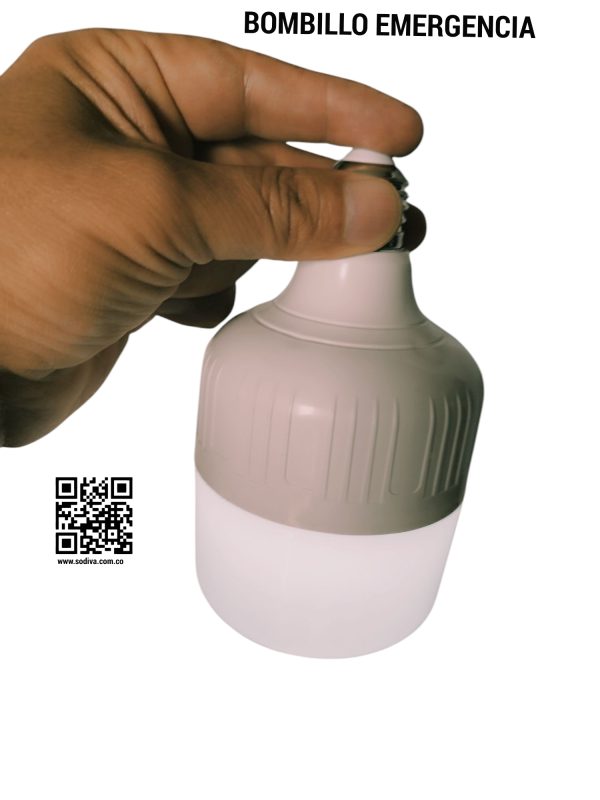 Bombillo Recargable 15W Osblack - Imagen 3