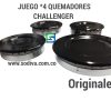 Juego*4 Quemadores Challenger Socoda Haceb Originales