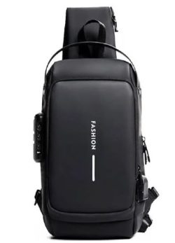 Maletin Morral Antirobo Impermeable Tela Oxford Candado