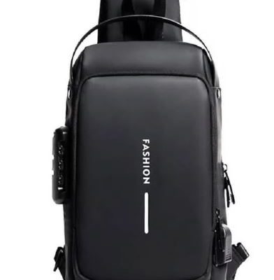 Maletin Morral Antirobo Impermeable Tela Oxford Candado