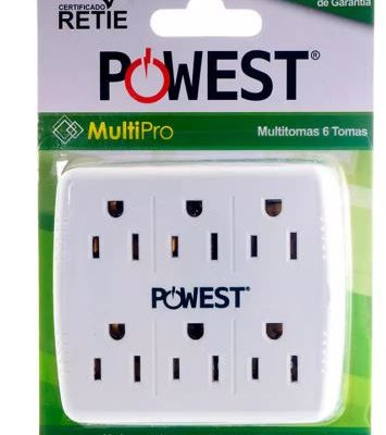 Multitoma Powest 6 Salidas Multiproposito Incrustar Mul-7256