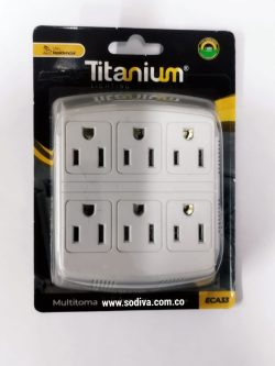Multitoma 6 Salidas Mercury Incrustar Eca33