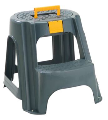 Escalesilla Tapa Organizadora Gris  Rimax