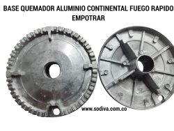 QUEMADOR ALUMINIO CONTINENTAL ORIGINAL DE EMPOTRAR MODERNA GRANDE