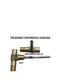 Tee Bronce Continental Para Gasolina Original