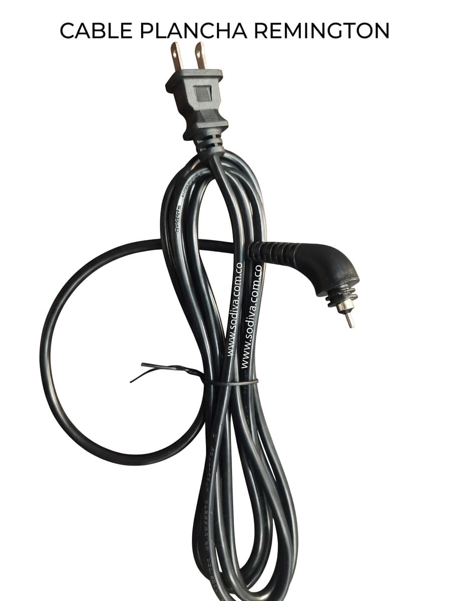 Cable de Poder para Plancha Remington 2.5m Giratorio 360° – Alta Resistencia - Imagen 2